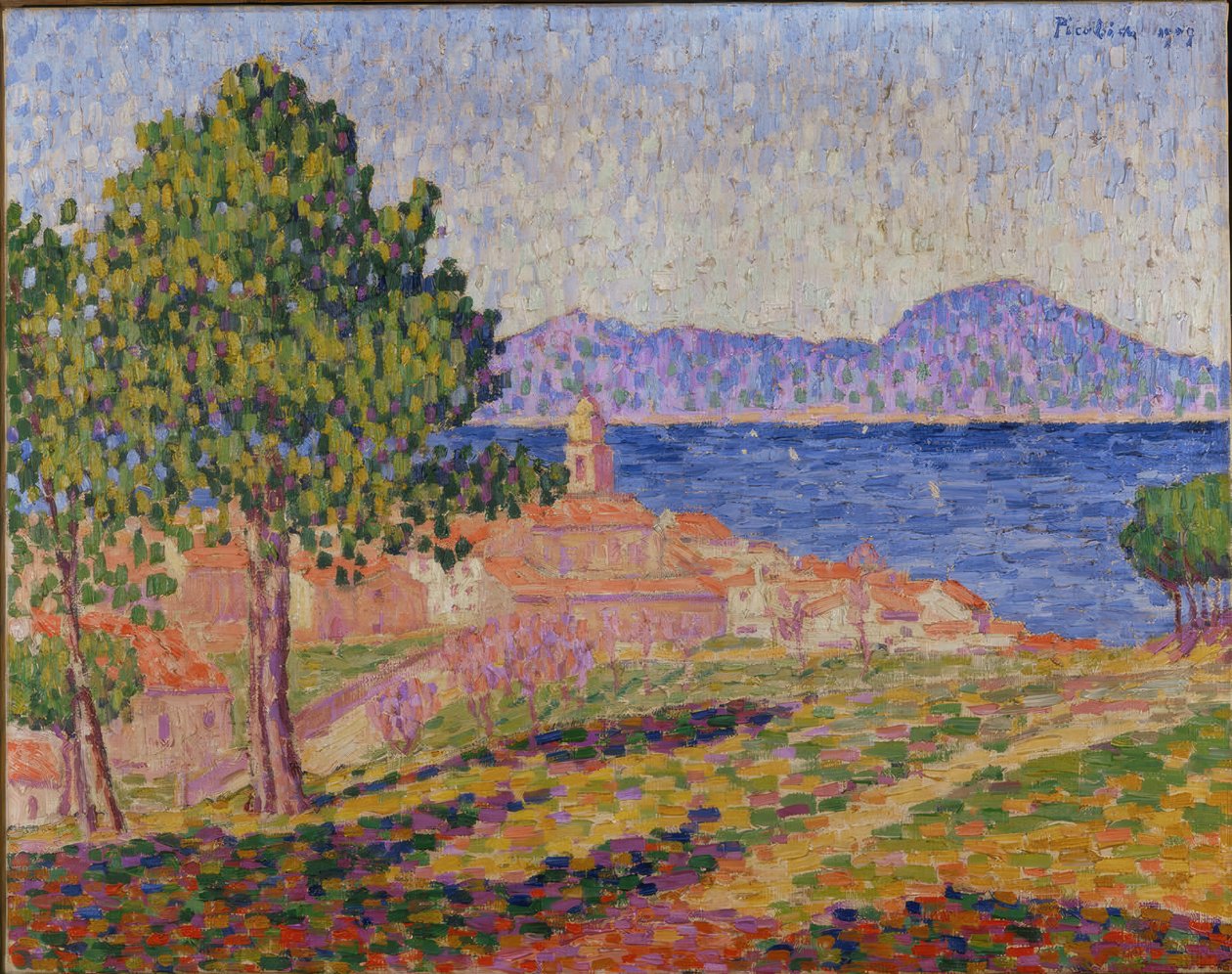 Blick auf Saint-Tropez von der Zita delle von Francis Picabia