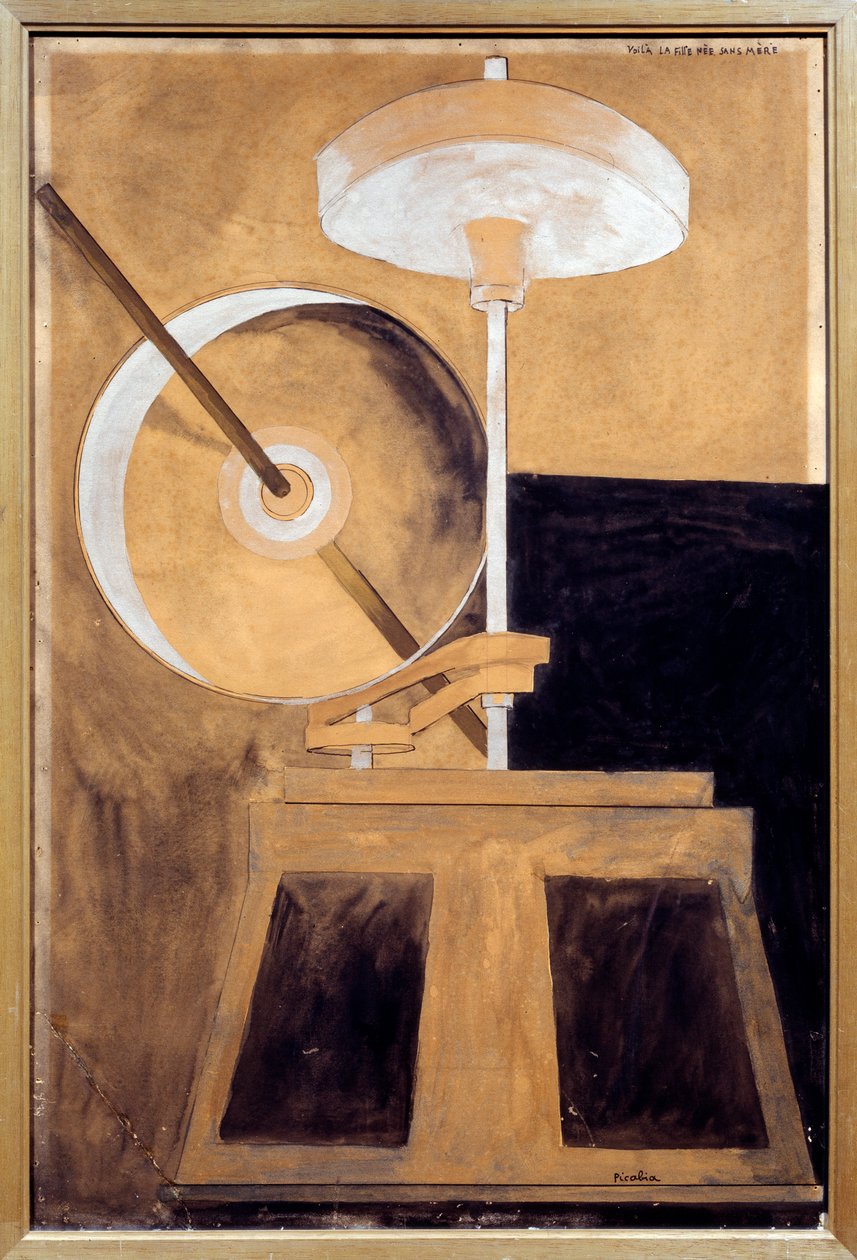Hier ist die geborene Tochter ohne Mutter von Francis Picabia