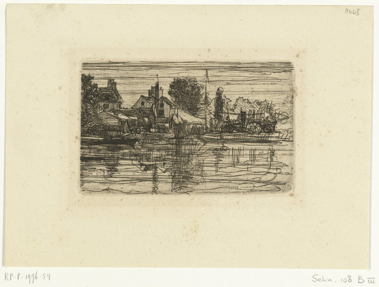 Dorf am Wasser von Francis Seymour Haden (Sir)