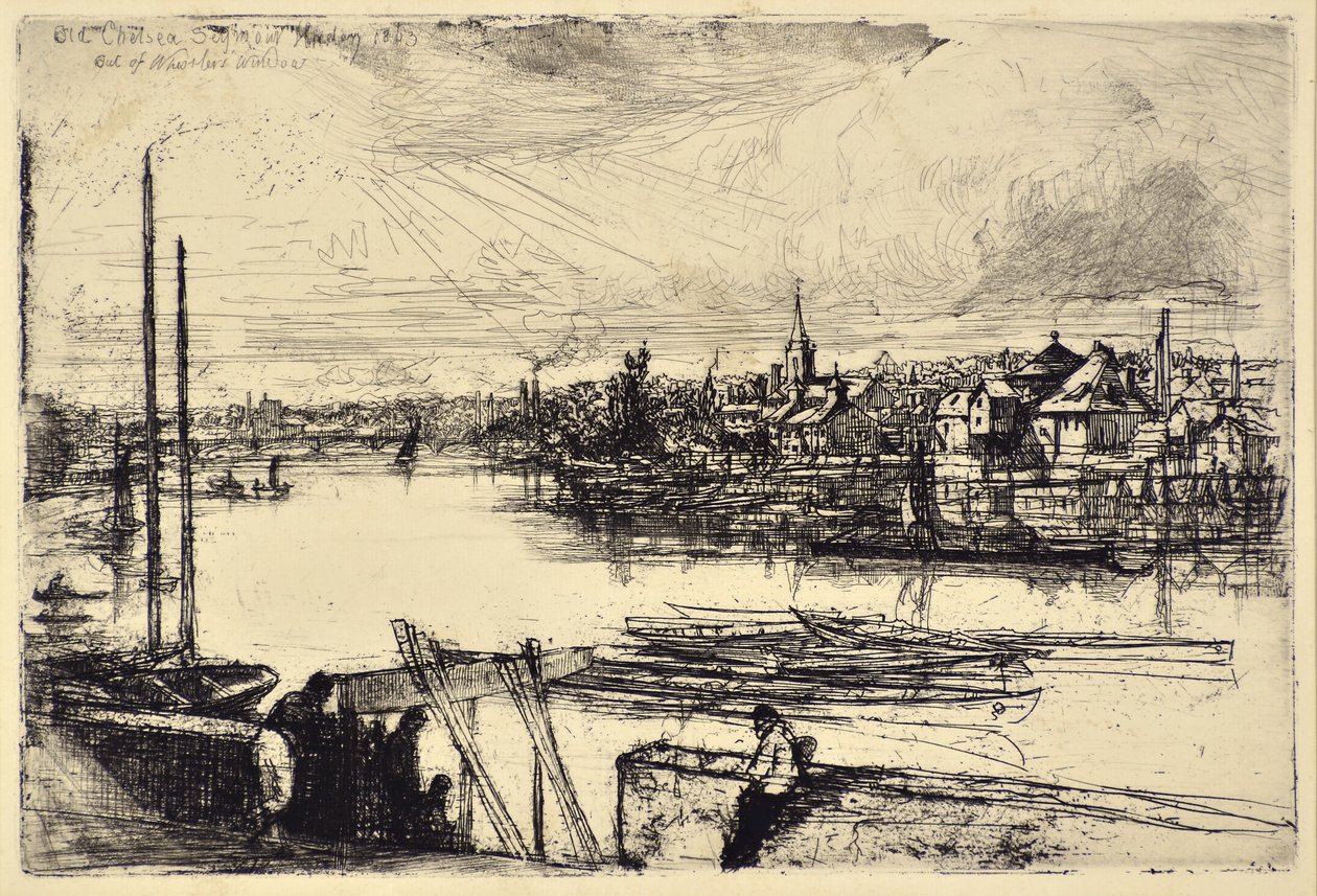 Battersea Reach von Francis Seymour Haden