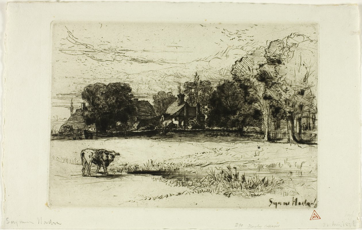 Horsleys Cottages von Francis Seymour Haden