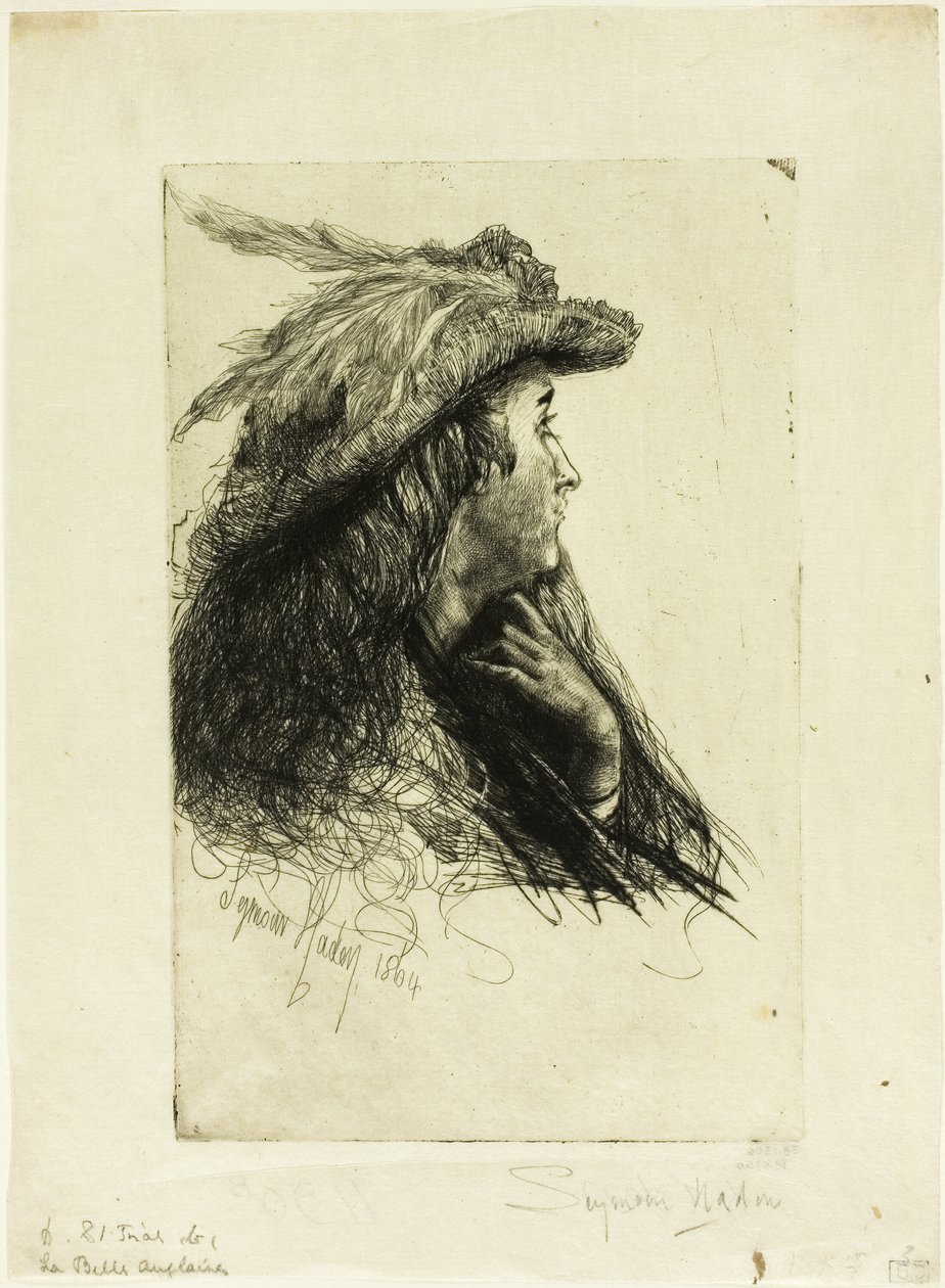 Die schöne Engländerin von Francis Seymour Haden