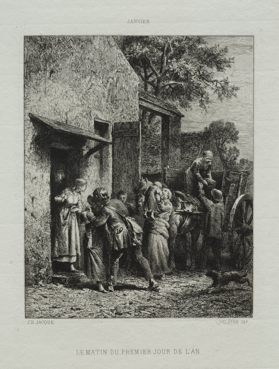 Der Morgen des Neujahrstags von Francis Seymour Haden