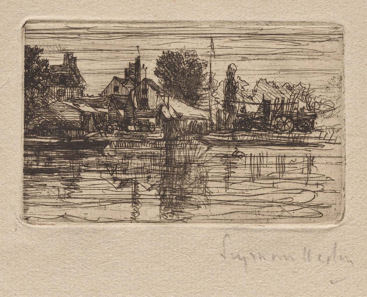 Thamesufer von Francis Seymour Haden
