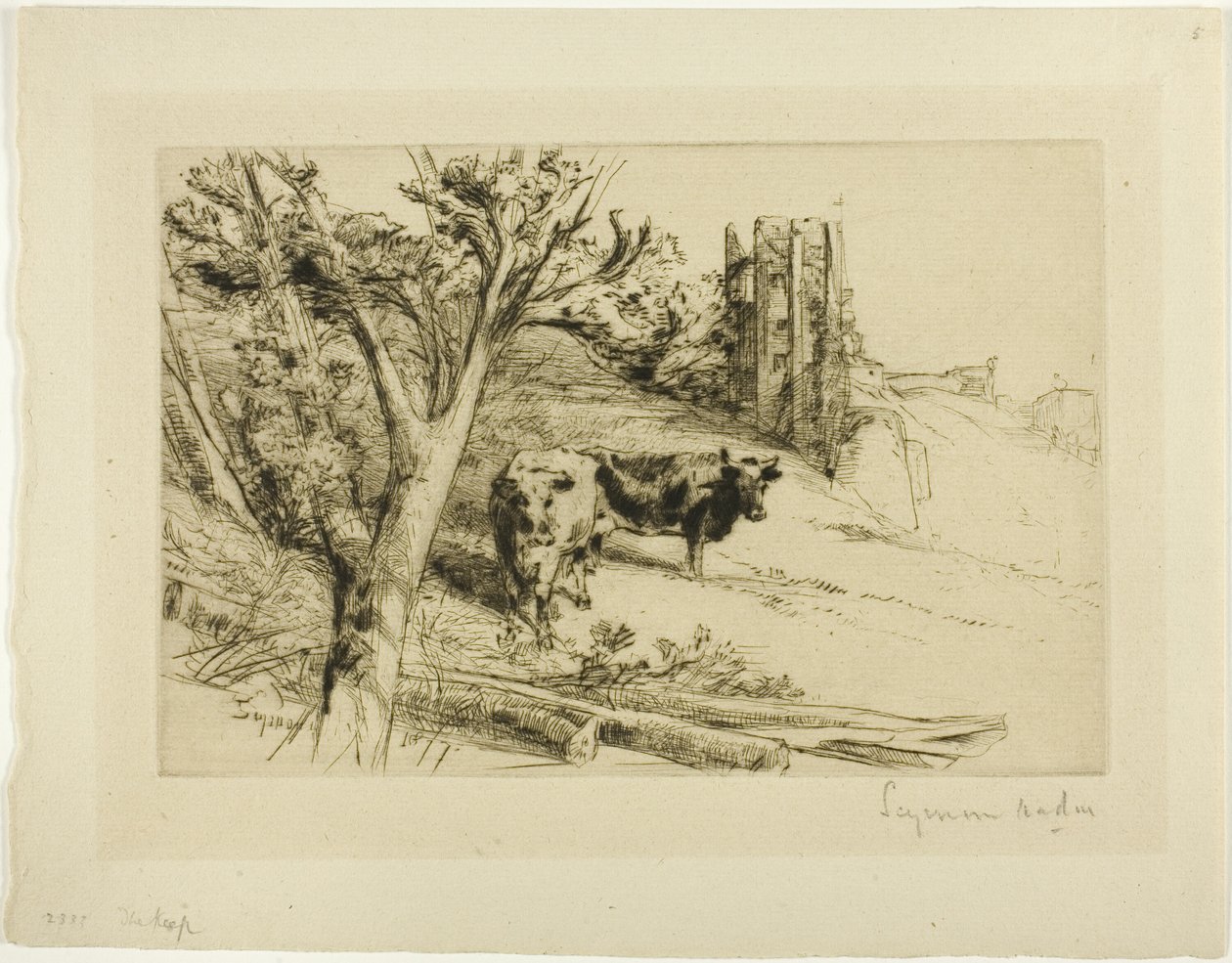 Die Burg von Francis Seymour Haden