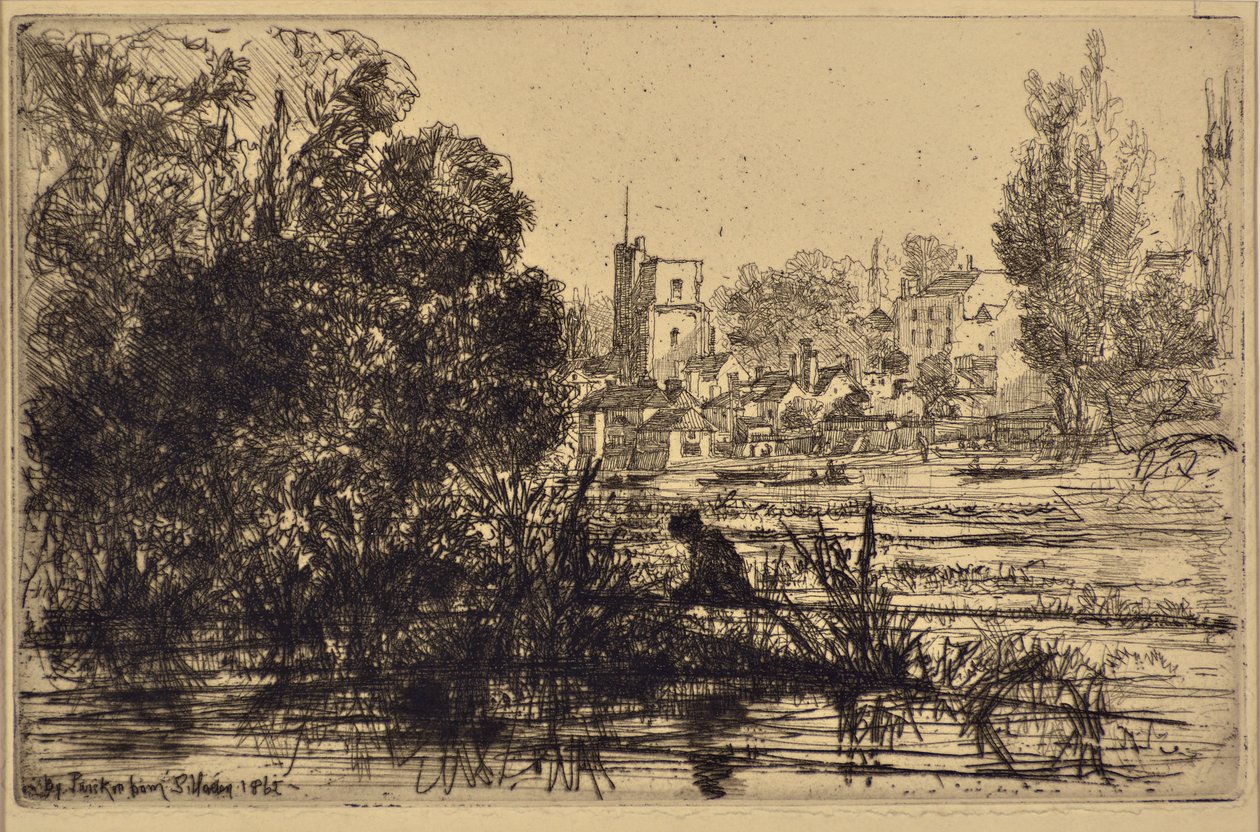 Twickenham Kirche von Francis Seymour Haden