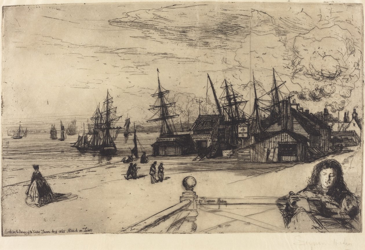 Yacht-Taverne, Erith von Francis Seymour Haden