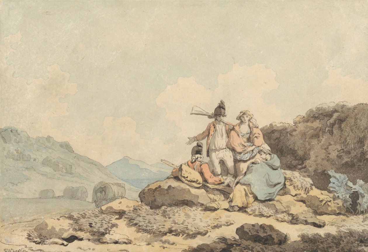 Soldaten und Landfrauen von Francis Wheatley