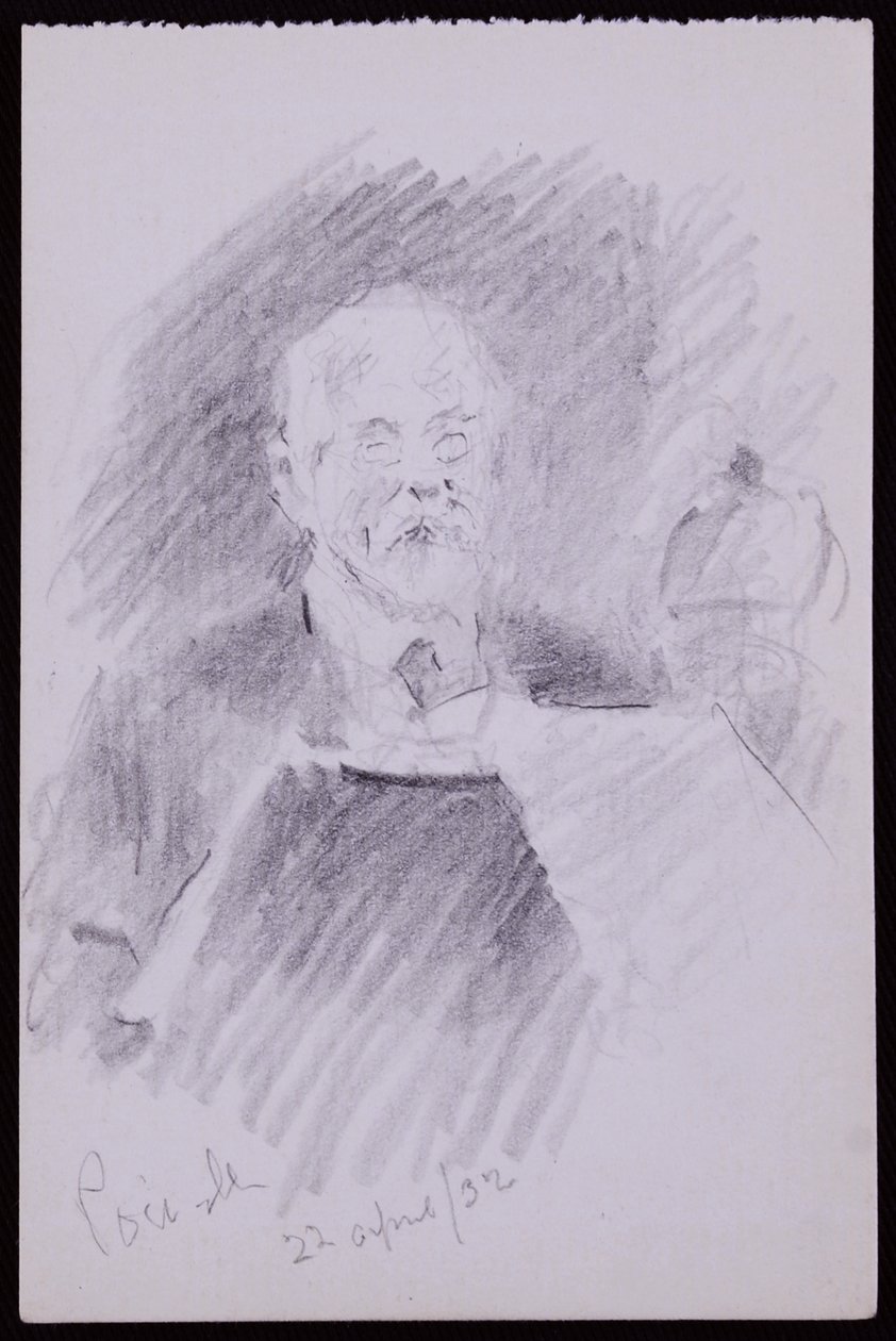 Porträt von Alfred Powell von Francis Wilfred Lawson