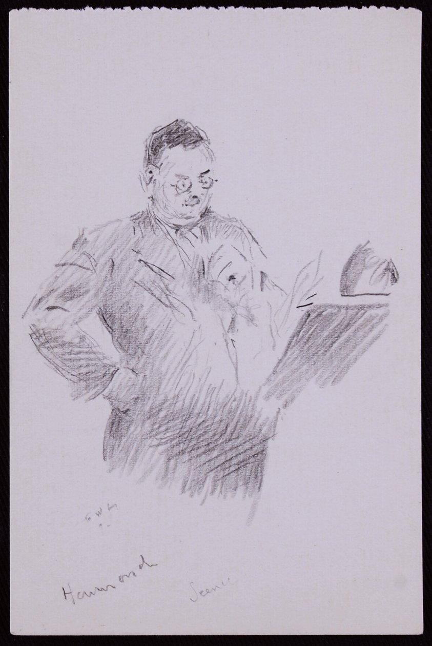 Porträt von Aubrey Hammond (um 1934) von Francis Wilfred Lawson