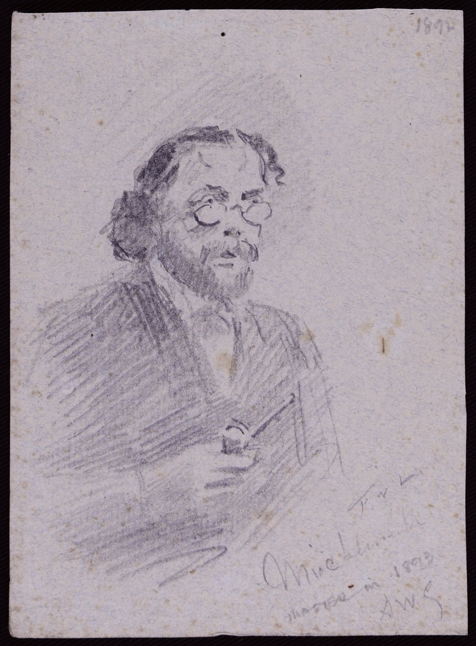 Porträt von JT Micklethwaite, ca. 1893 von Francis Wilfred Lawson