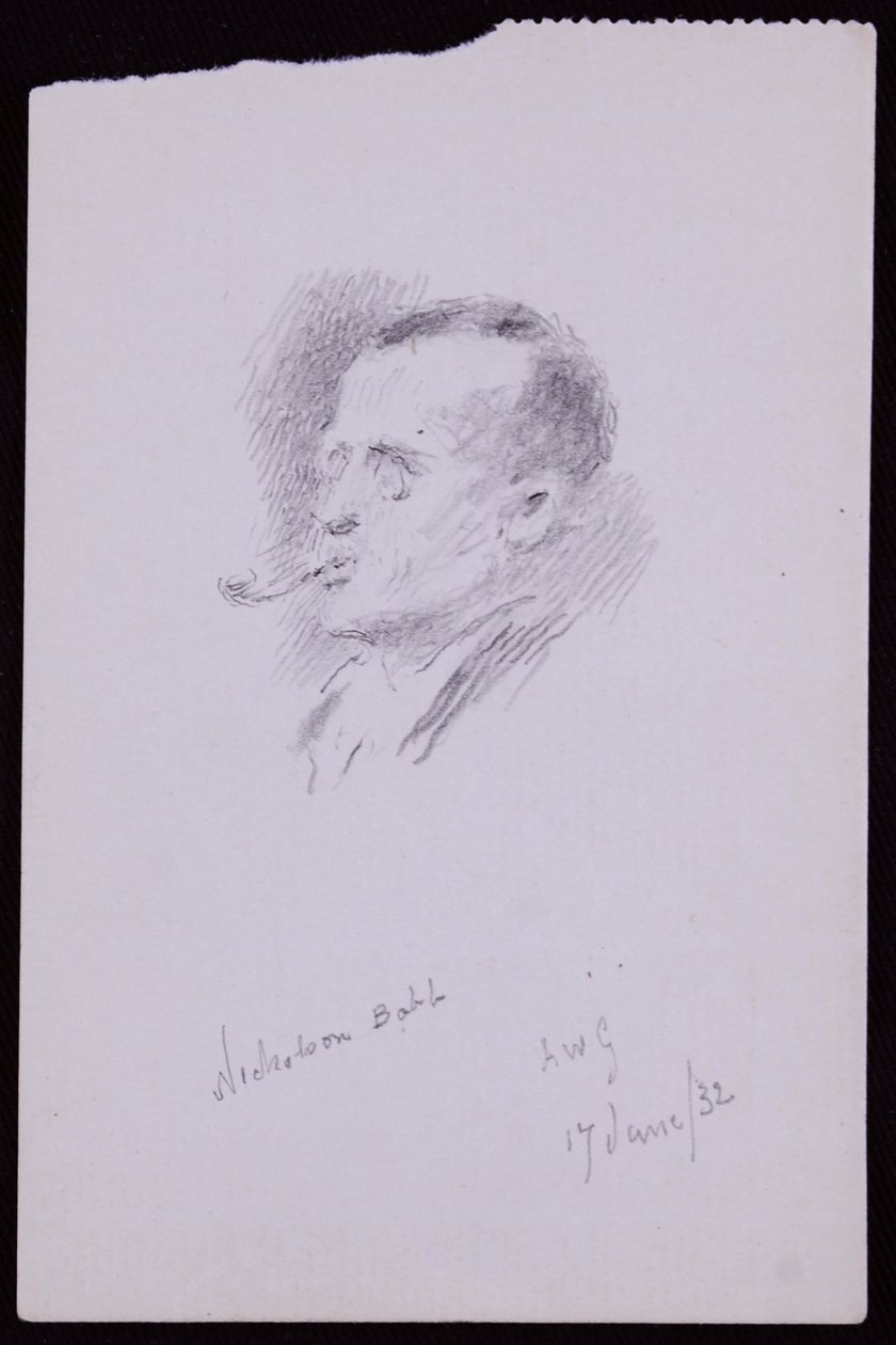 Porträt von S Nicholson Babb von Francis Wilfred Lawson