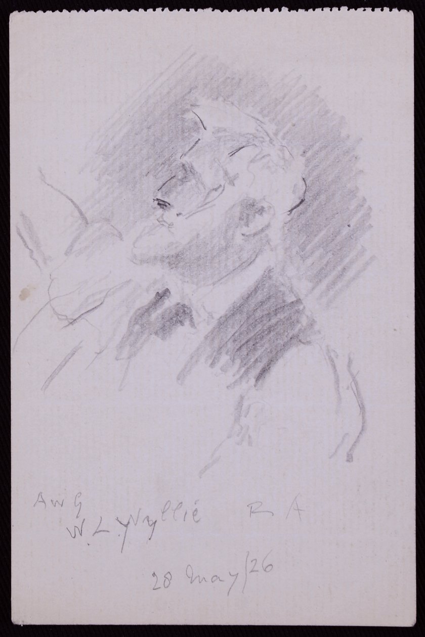 Porträt von WL Wyllie von Francis Wilfred Lawson