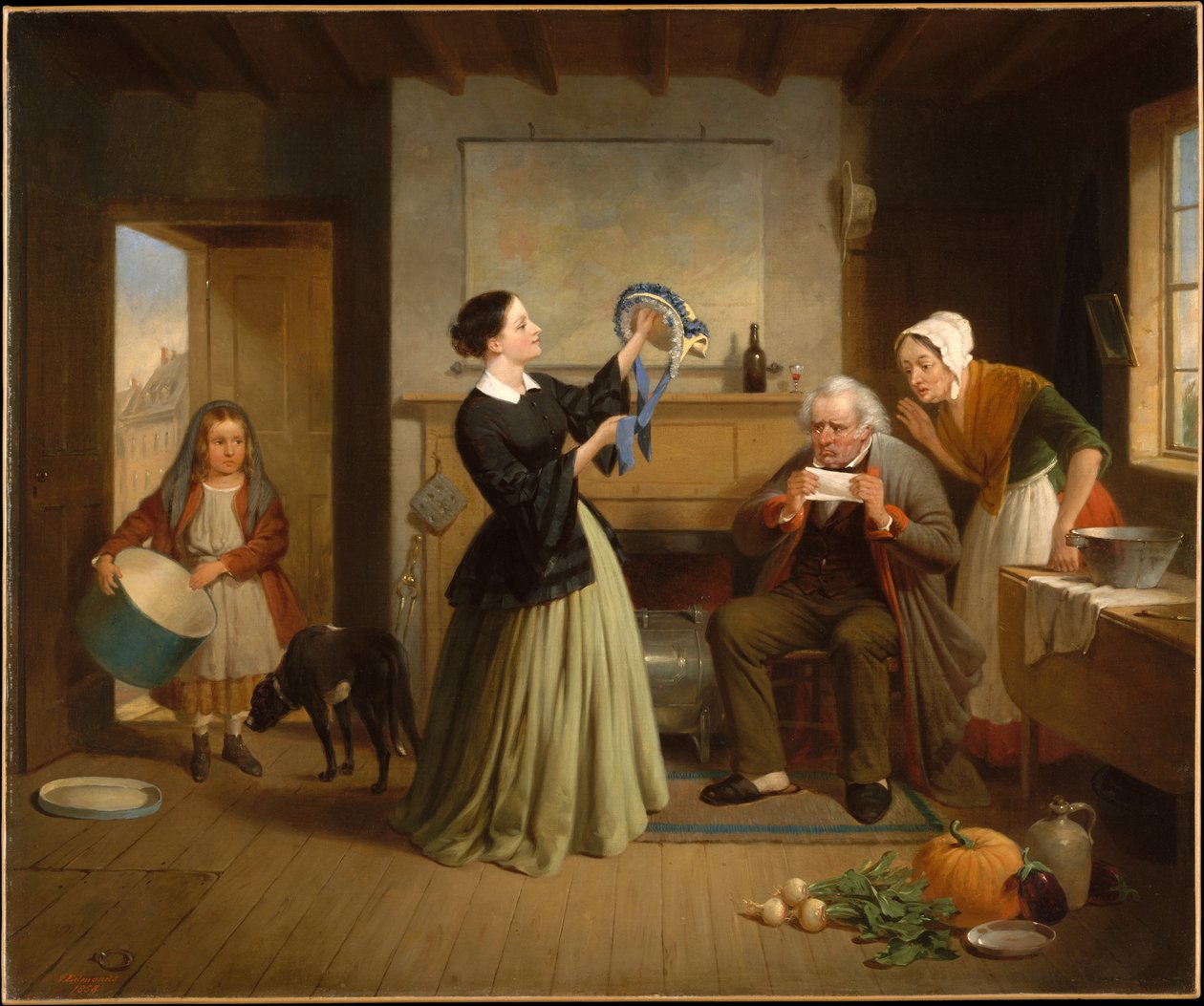 Der neue Hut von Francis William Edmonds