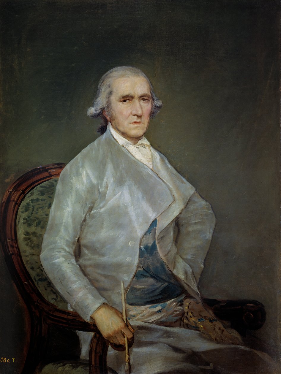 Porträt des Malers Francisco Bayeu y Subías von Francisco de Goya