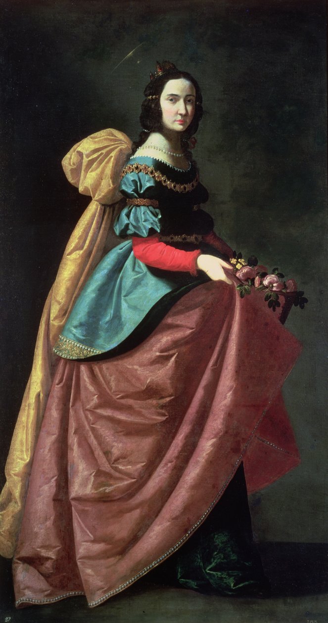 St. Elisabeth von Portugal (1271-1336) 1640 von Francisco de Zurbaran