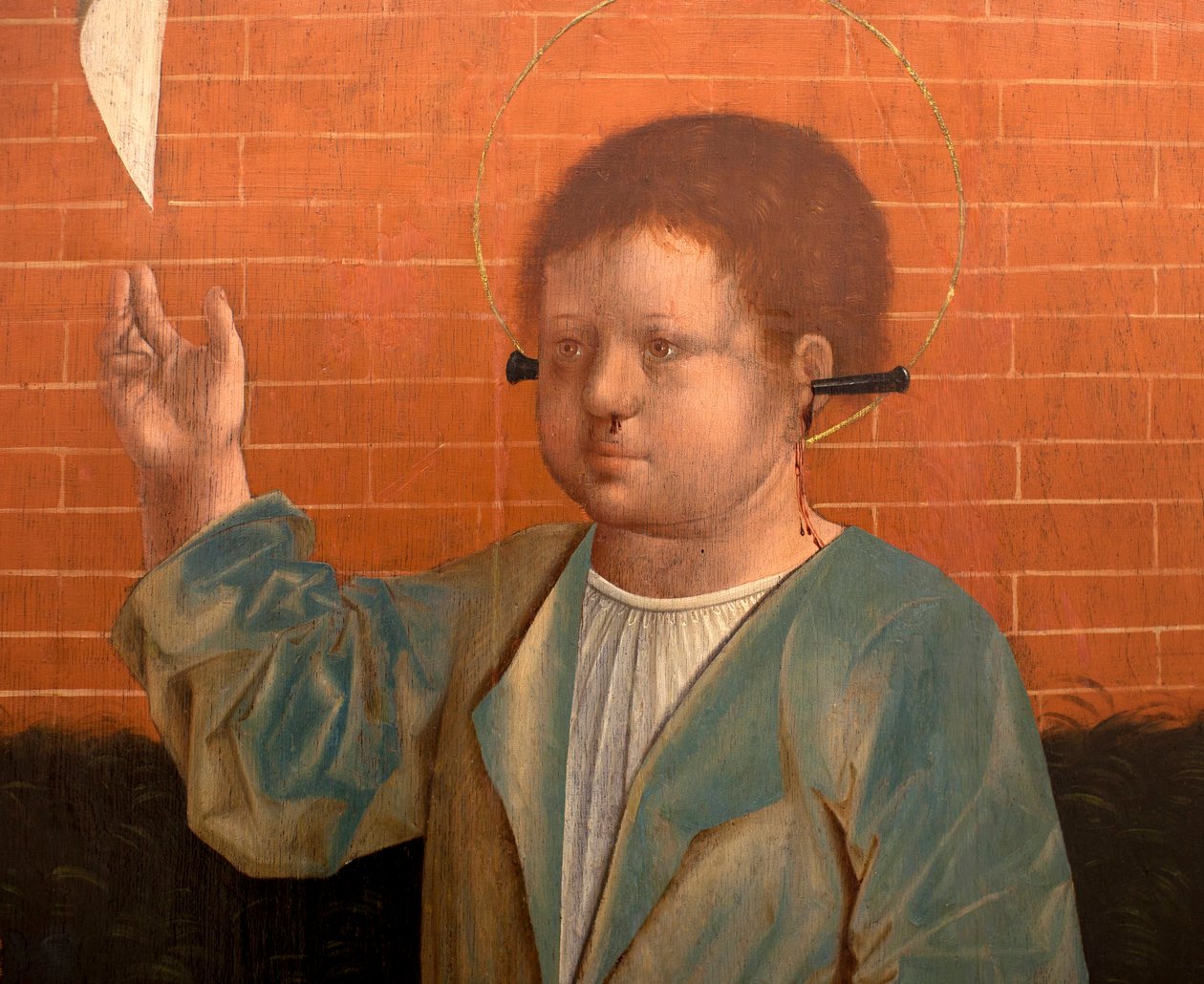 Heiliger Cyr (Detail) von Francisco (attr.to) Henriques
