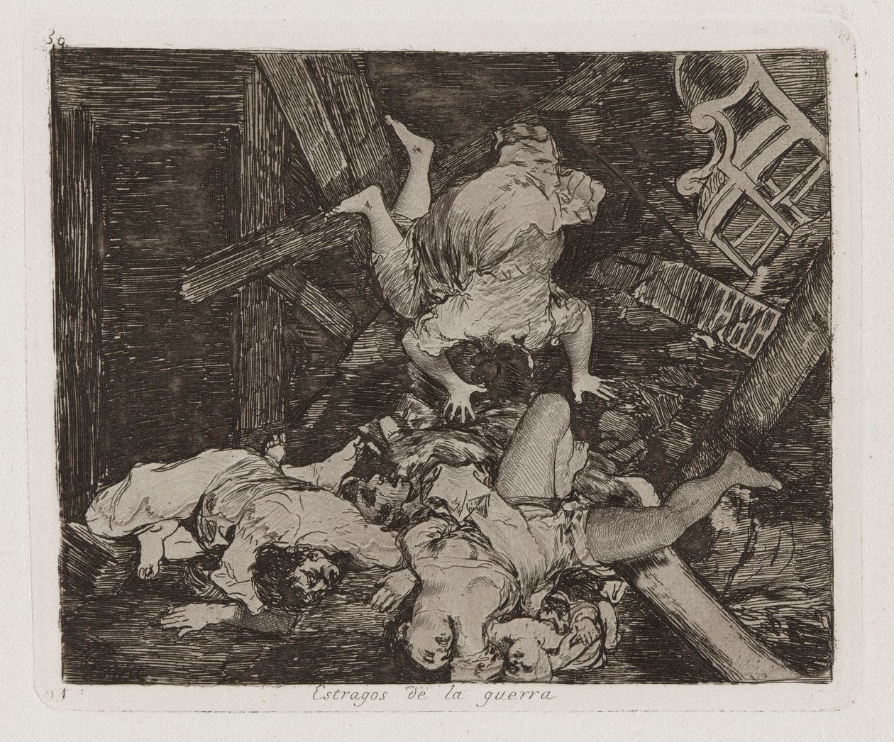Verwüstungen des Krieges, Platte 30 aus Los desastres de la guerra (Die Schrecken des Krieges) von Francisco de Goya