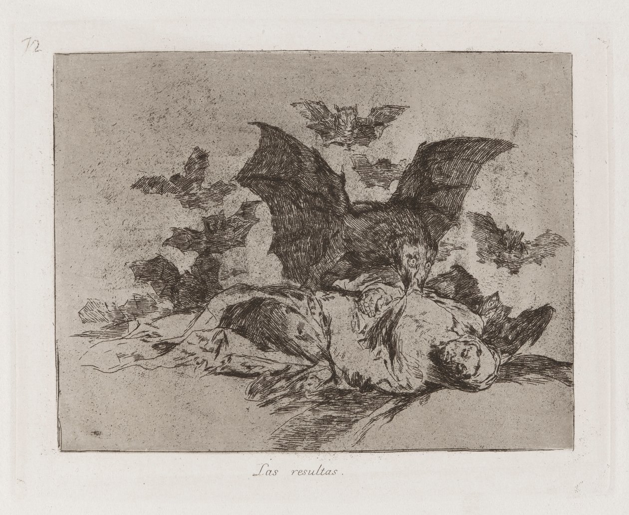 Die Folgen, Platte 72 aus Los desastres de la guerra (Die Schrecken des Krieges) von Francisco de Goya