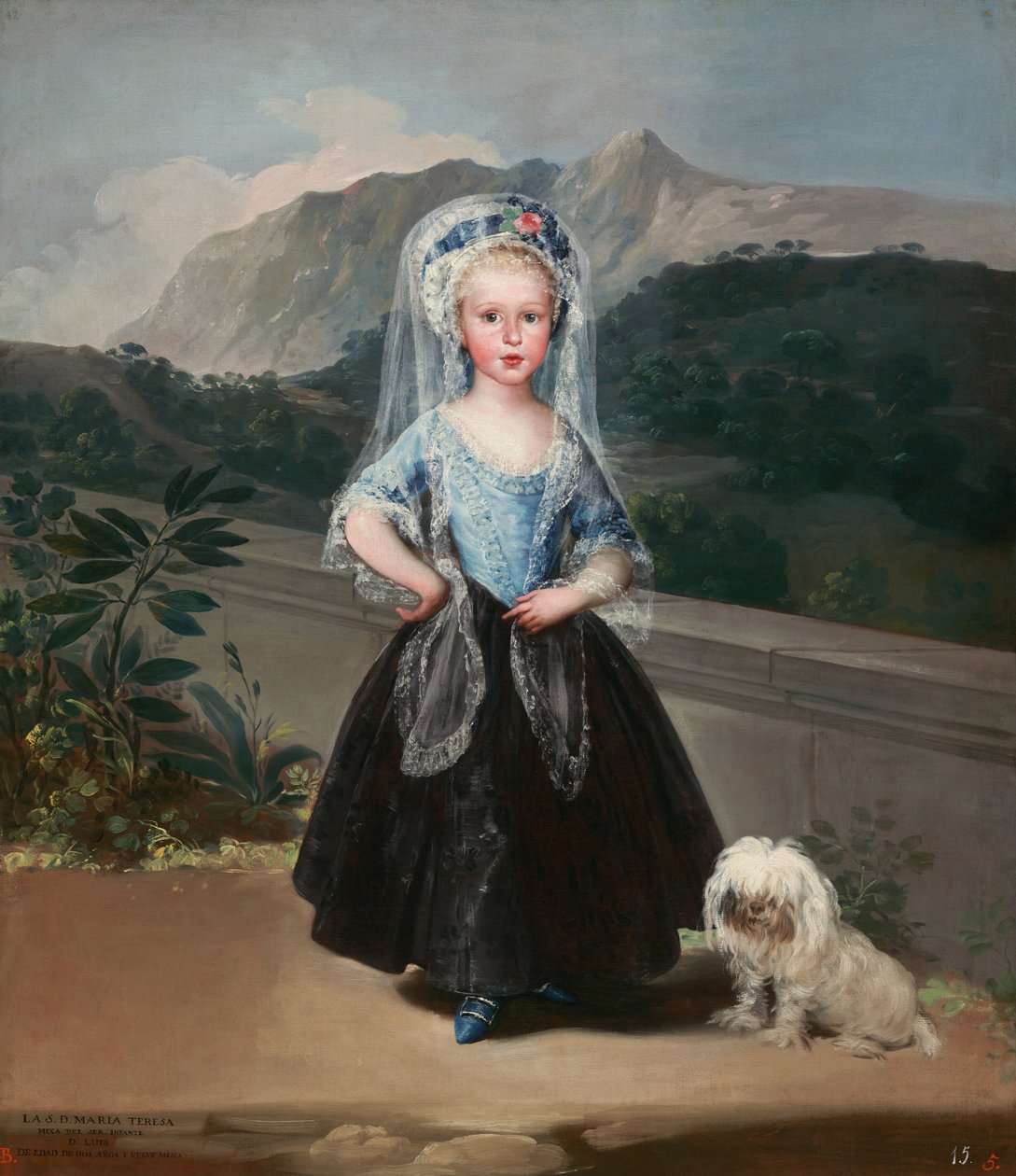 María Teresa de Borbón y Vallabriga, später Condesa de Chinchón, 1783 von Francisco de Goya