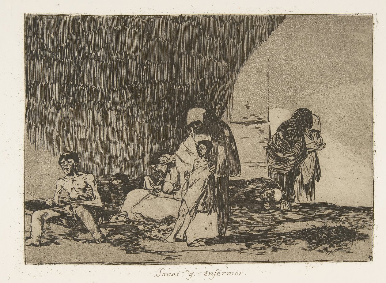 Tafel 57 aus Die Schrecken des Krieges, 1811-12 veröffentlicht 1863 von Francisco de Goya