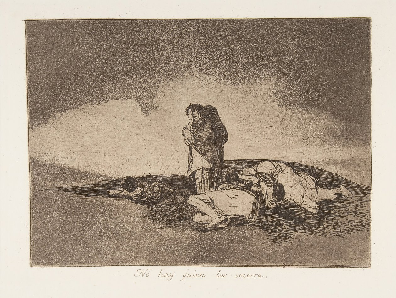 Tafel 60 aus Die Schrecken des Krieges: Th..., 1811-12 veröffentlicht 1863 von Francisco de Goya