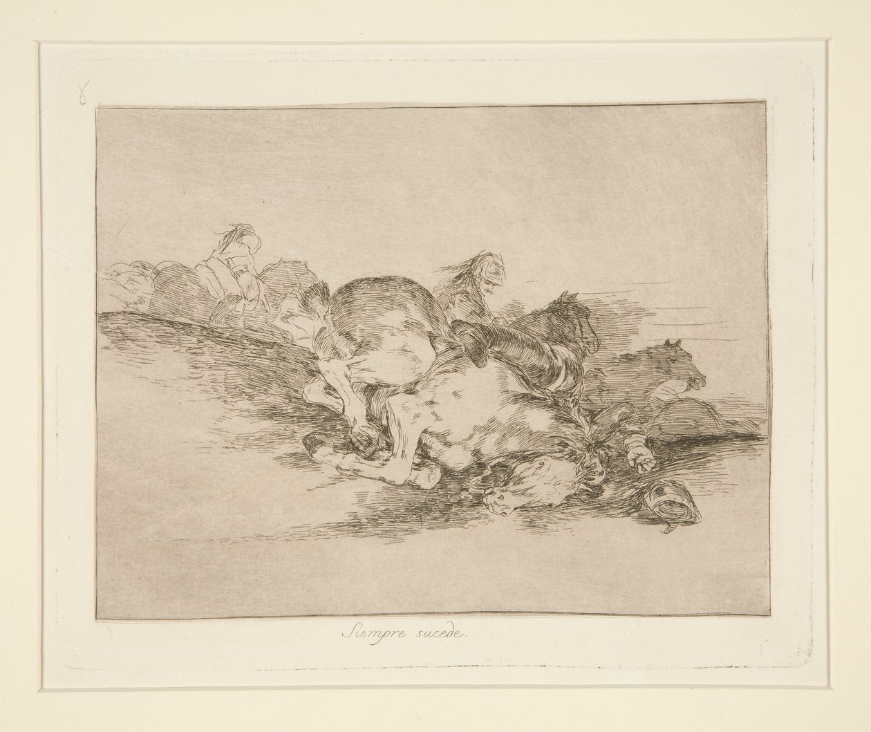 Es passiert immer, pl. 8 aus Los desastres de la guerra (Die Schrecken des Krieges) von Francisco de Goya