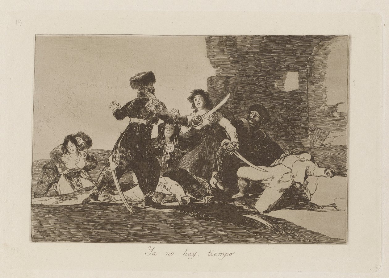 Es gibt keine Zeit mehr von Francisco de Goya