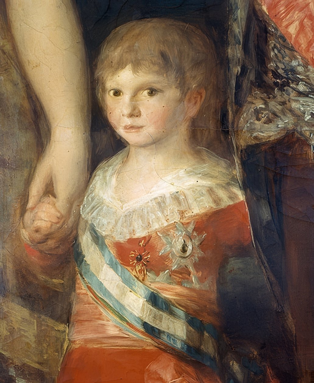 Die Familie Karls IV. von Spanien (Detail: Infant Francisco de Paula Antonio) von Francisco de Goya