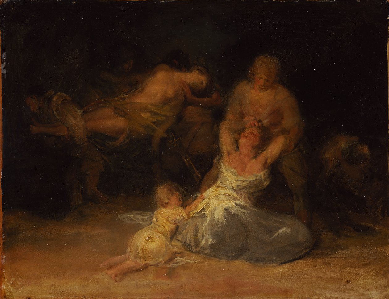 Gewalttat gegen zwei Frauen von Francisco Jose de Goya y Lucientes