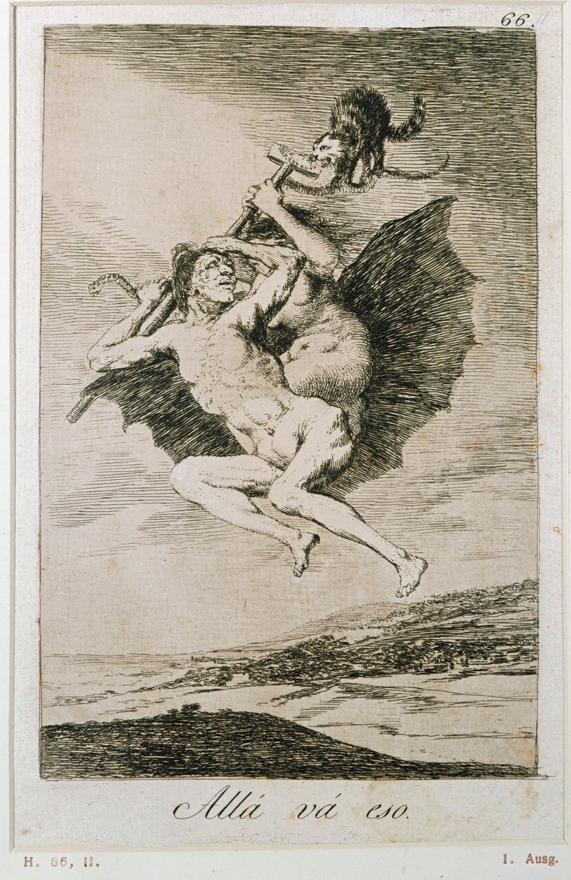 Alla va eso von Francisco Jose de Goya y Lucientes