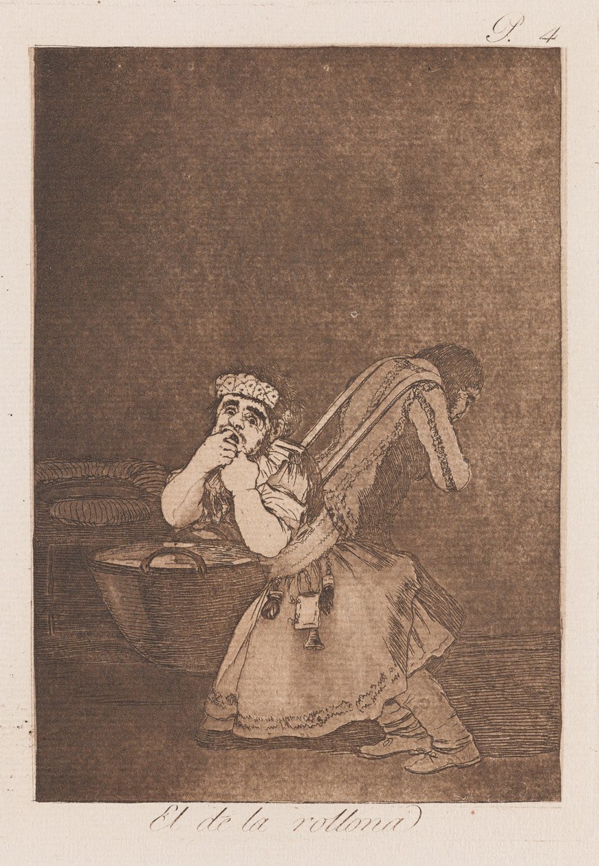 El de la Rollona, spätes 18. - frühes 19. Jahrhundert von Francisco de Goya