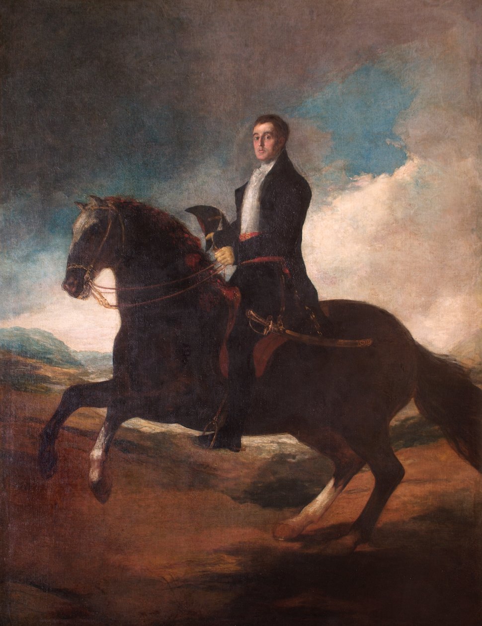 Reiterporträt des Herzogs von Wellington von Francisco Jose de Goya y Lucientes
