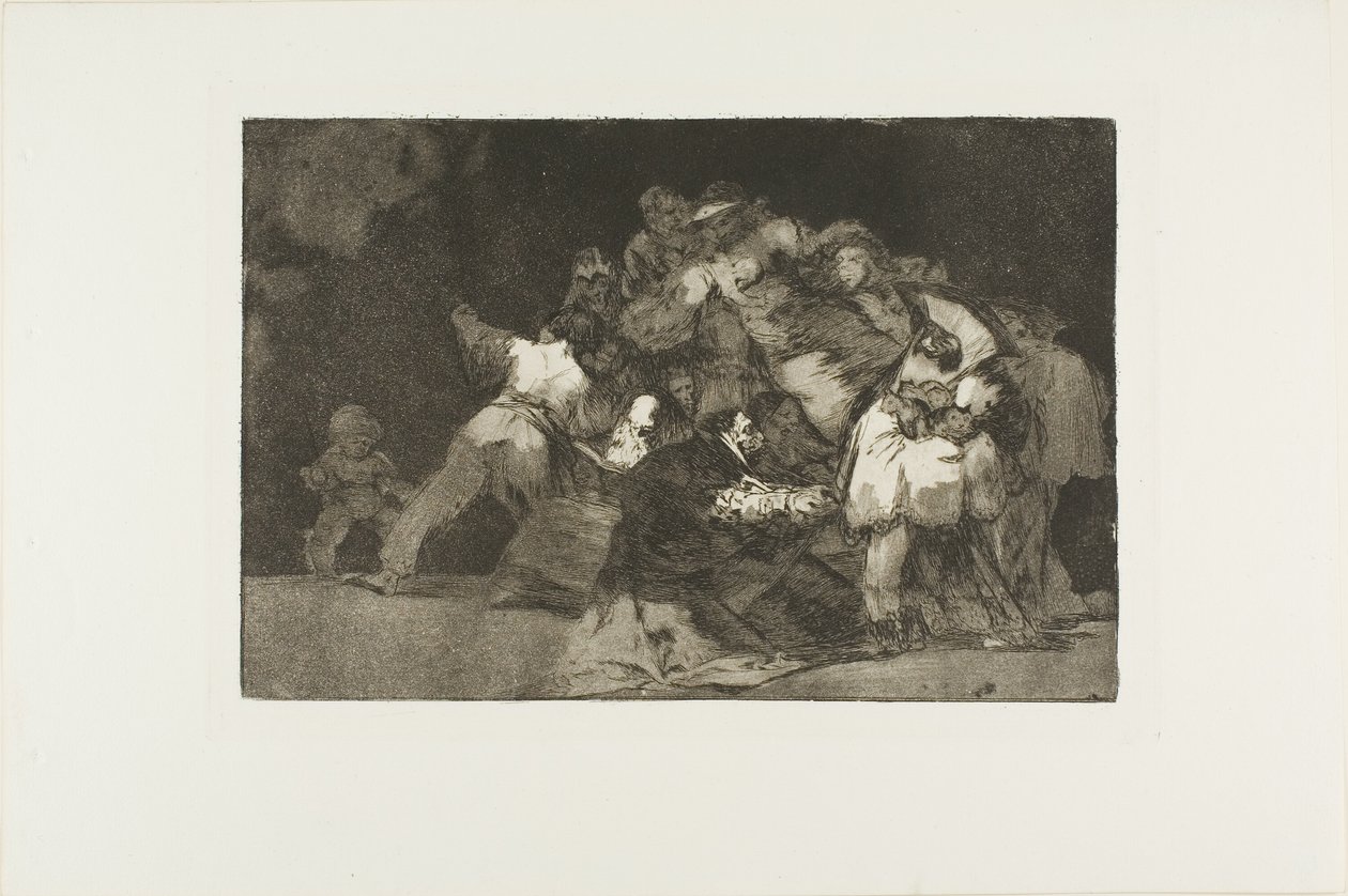 Allgemeine Torheit, Platte neun aus Die Sprichwörter von Francisco Jose de Goya y Lucientes