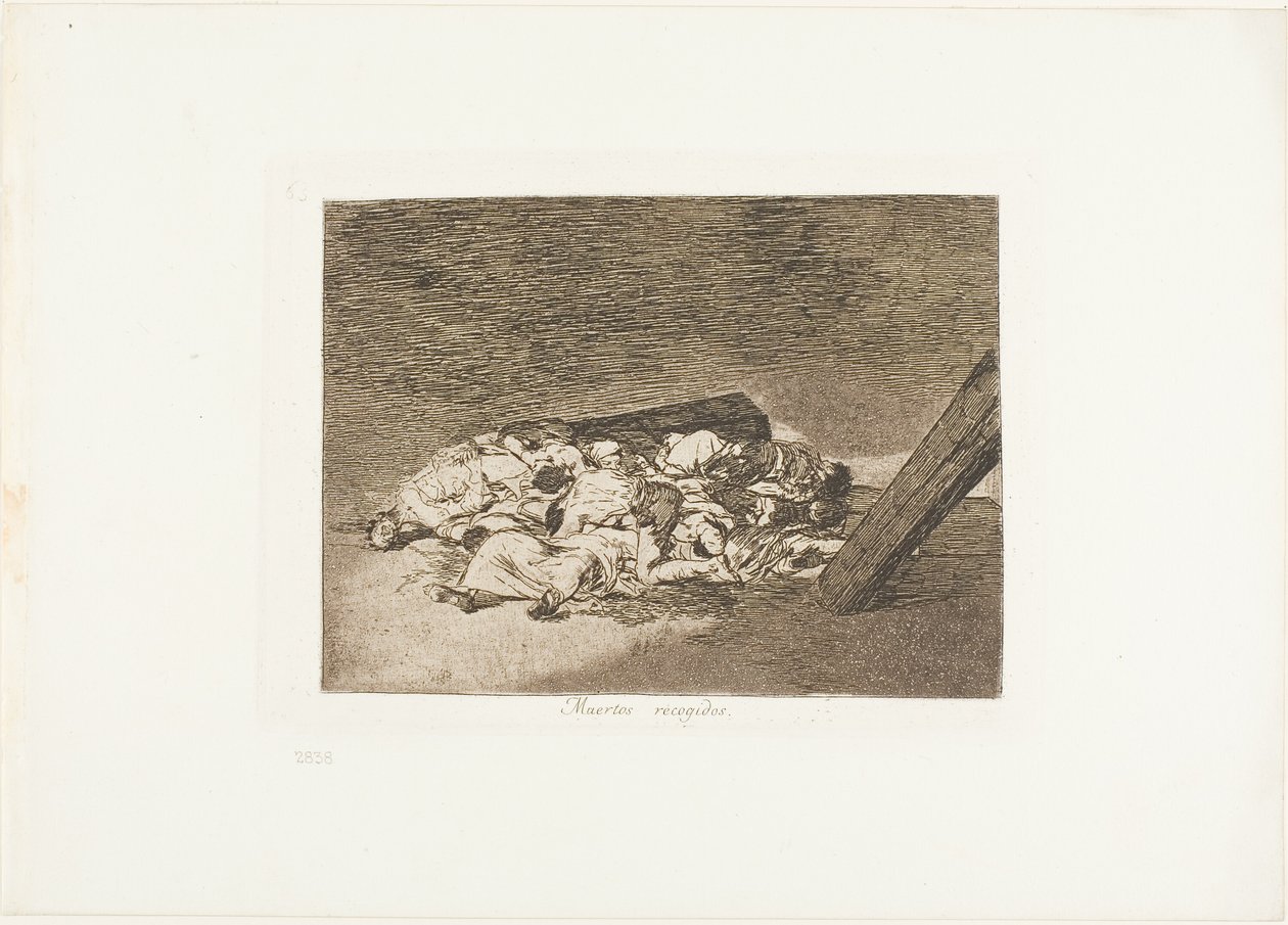Ernte der Toten, Platte 63 aus Die Schrecken des Krieges von Francisco Jose de Goya y Lucientes