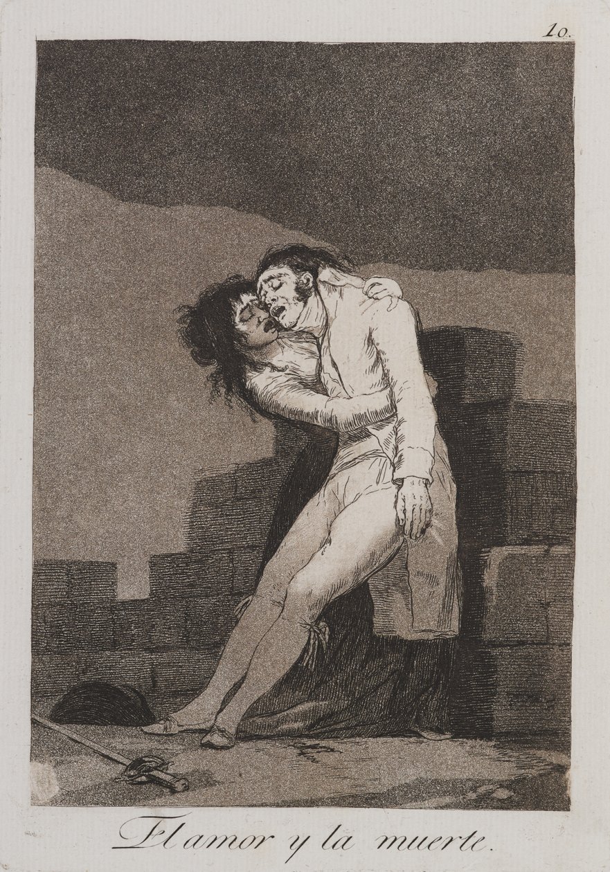 Liebe und Tod von Francisco de Goya