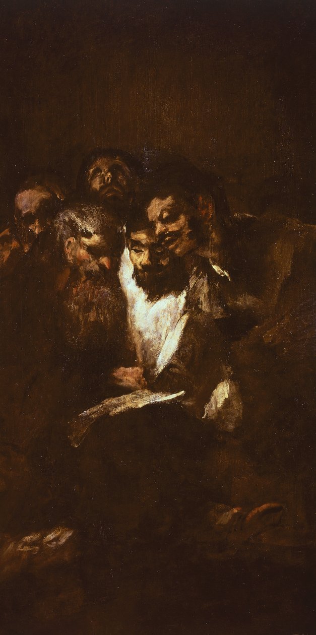 Lesende Männer von Francisco Jose de Goya y Lucientes