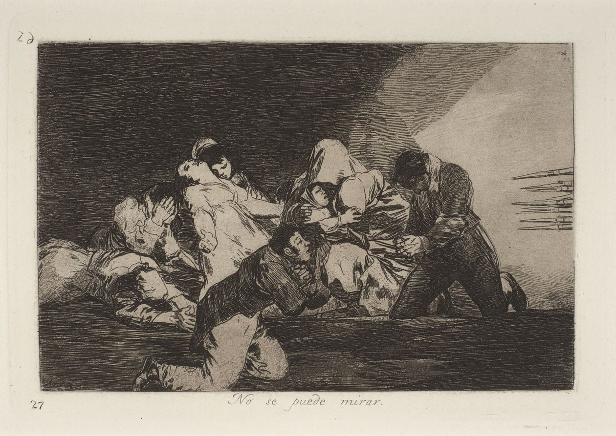 Man kann es nicht ansehen von Francisco Jose de Goya y Lucientes
