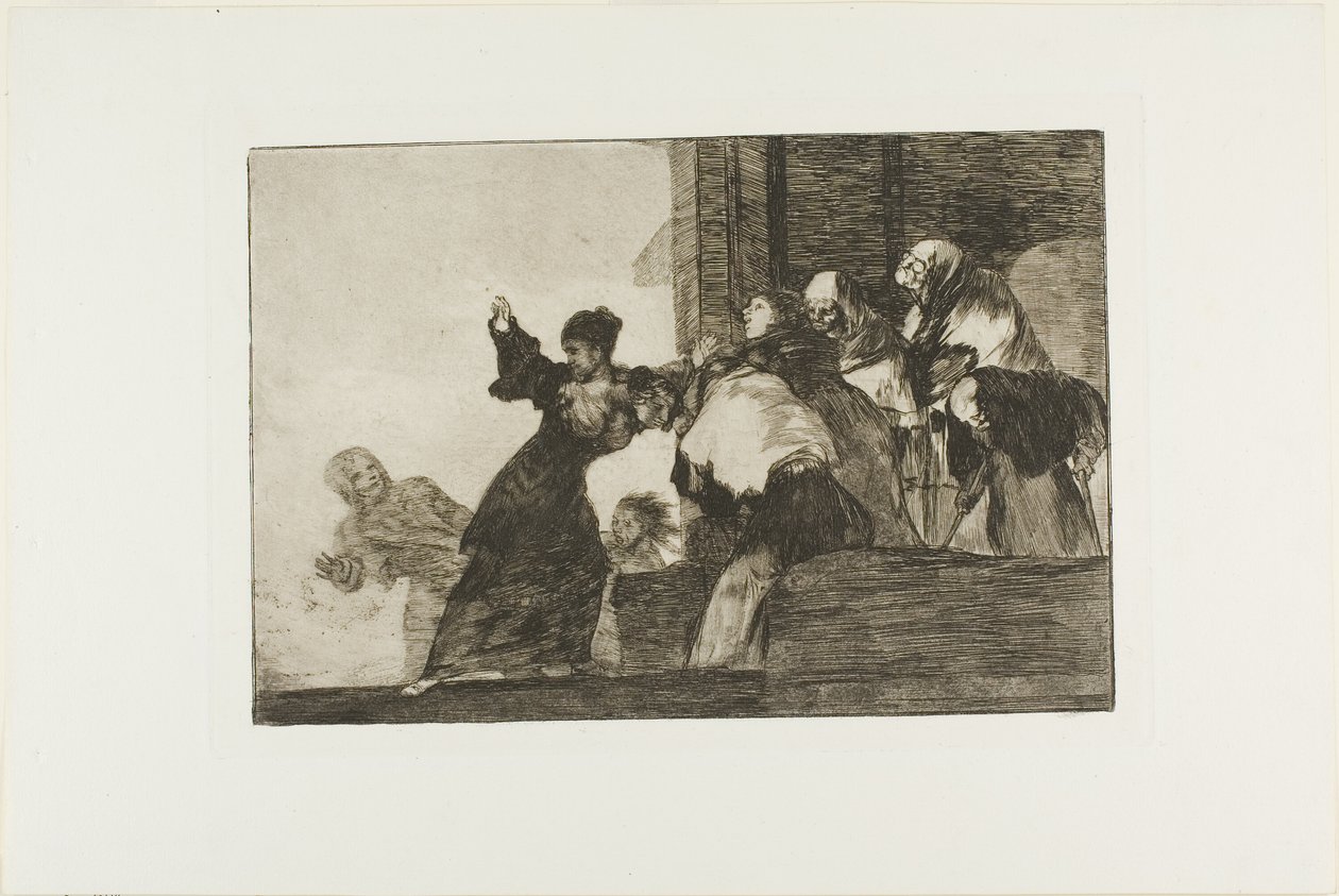 Armer Narr, Platte elf aus Los Proverbios von Francisco Jose de Goya y Lucientes