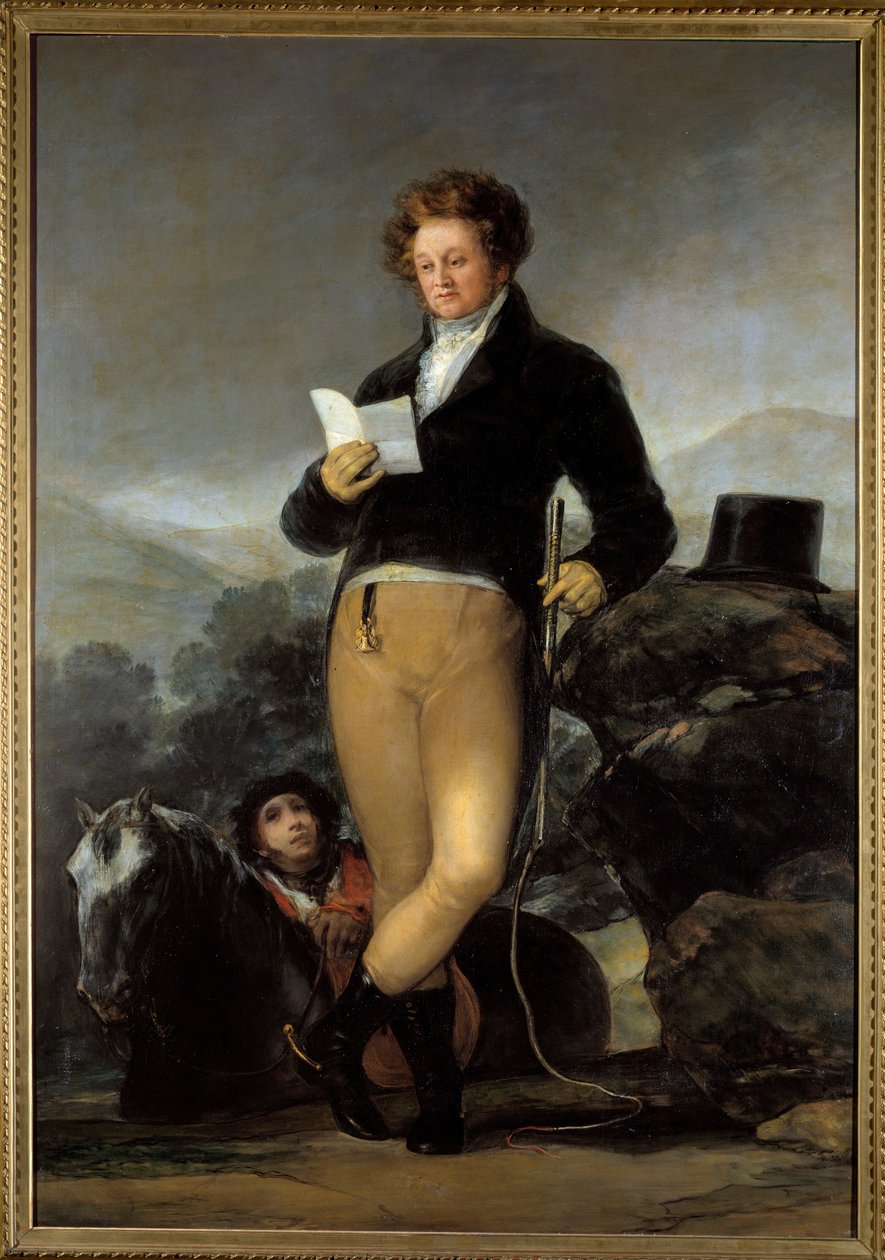 Ganzkörperporträt von Don Francisco von Francisco de Goya