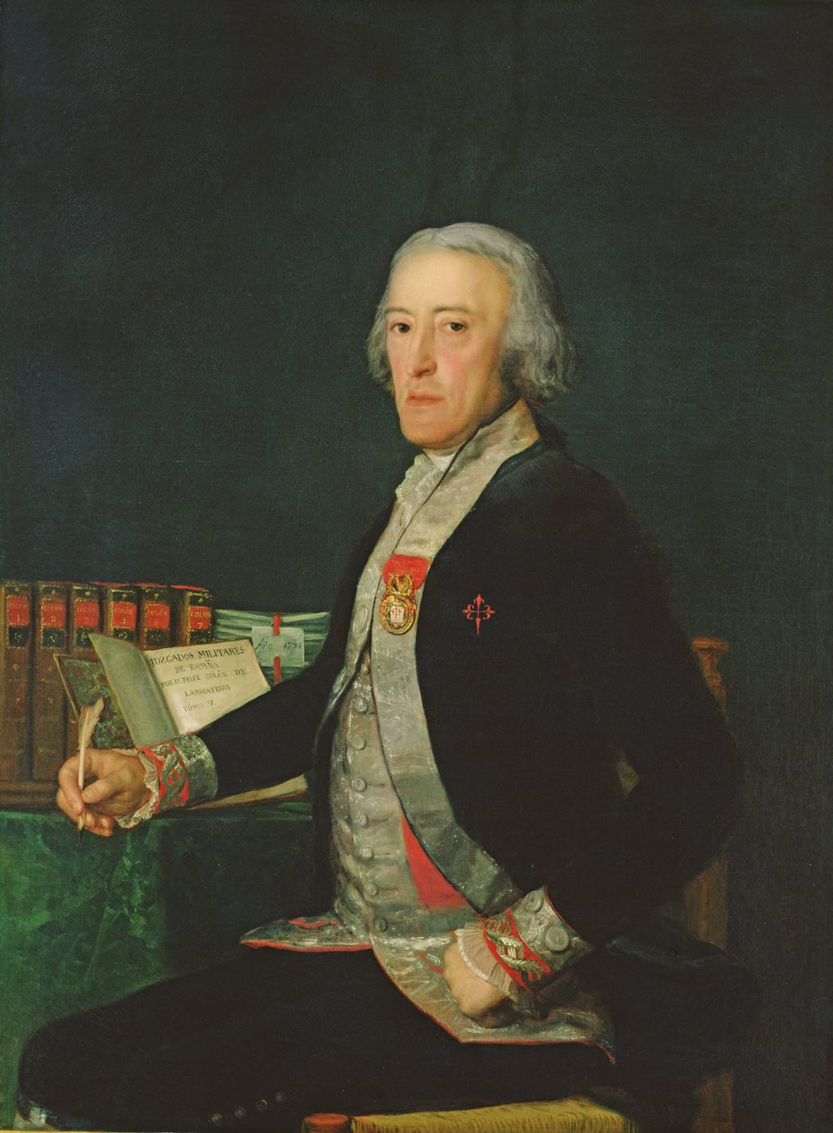 Porträt von Felix Colon de Larriategui von Francisco Jose de Goya y Lucientes