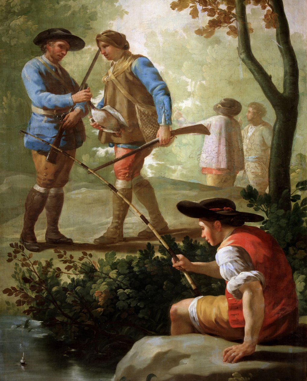 Der Angler von Francisco Jose de Goya y Lucientes