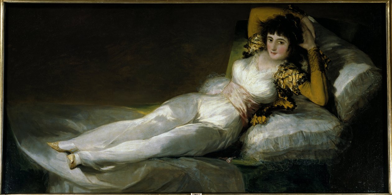 Die bekleidete Maja, um 1798-1805 von Francisco Jose de Goya y Lucientes