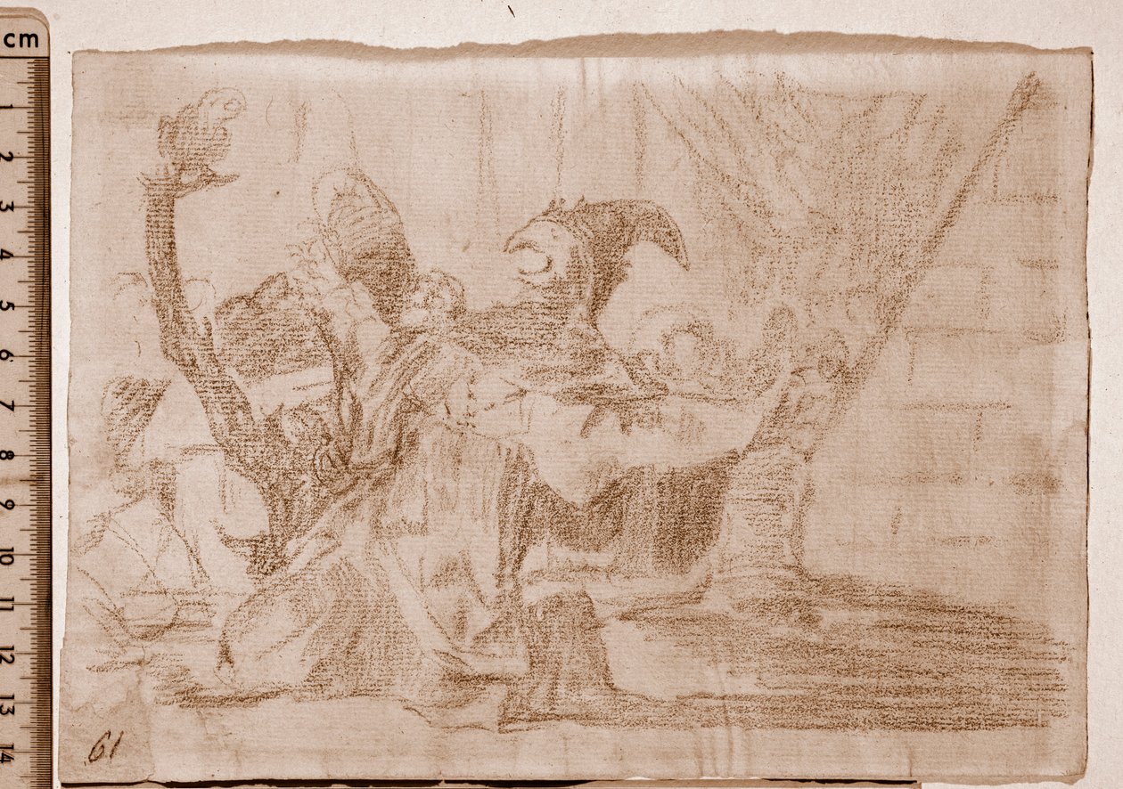 Die Schrecken des Krieges: Farandole der Scharlatane von Francisco de Goya
