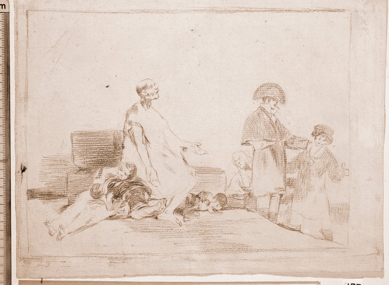 Die Schrecken des Krieges: Wenn sie aus einer anderen Linie sind von Francisco de Goya