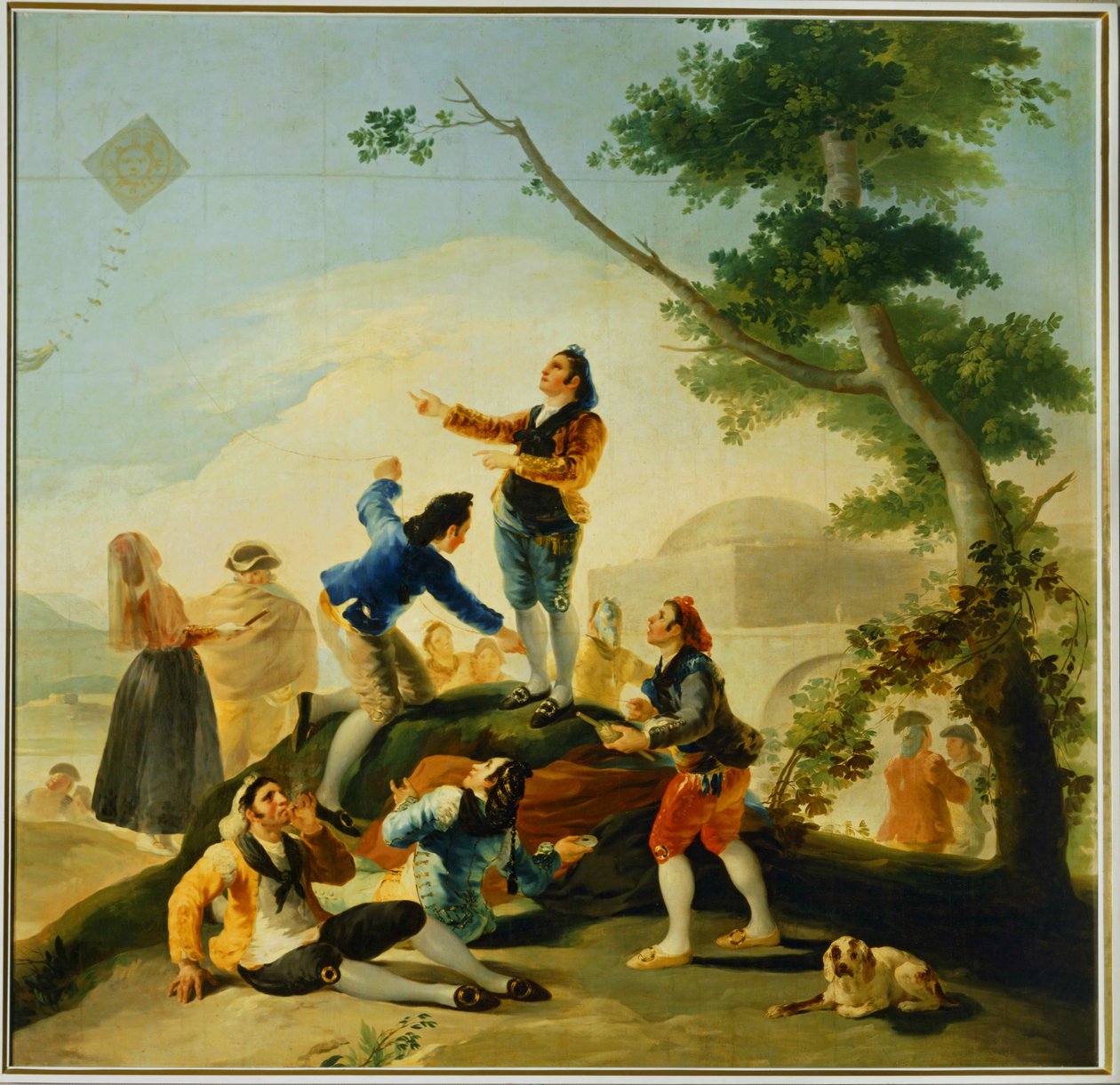 Der Drachen (Wandteppichentwurf im Prado) von Francisco Jose de Goya y Lucientes
