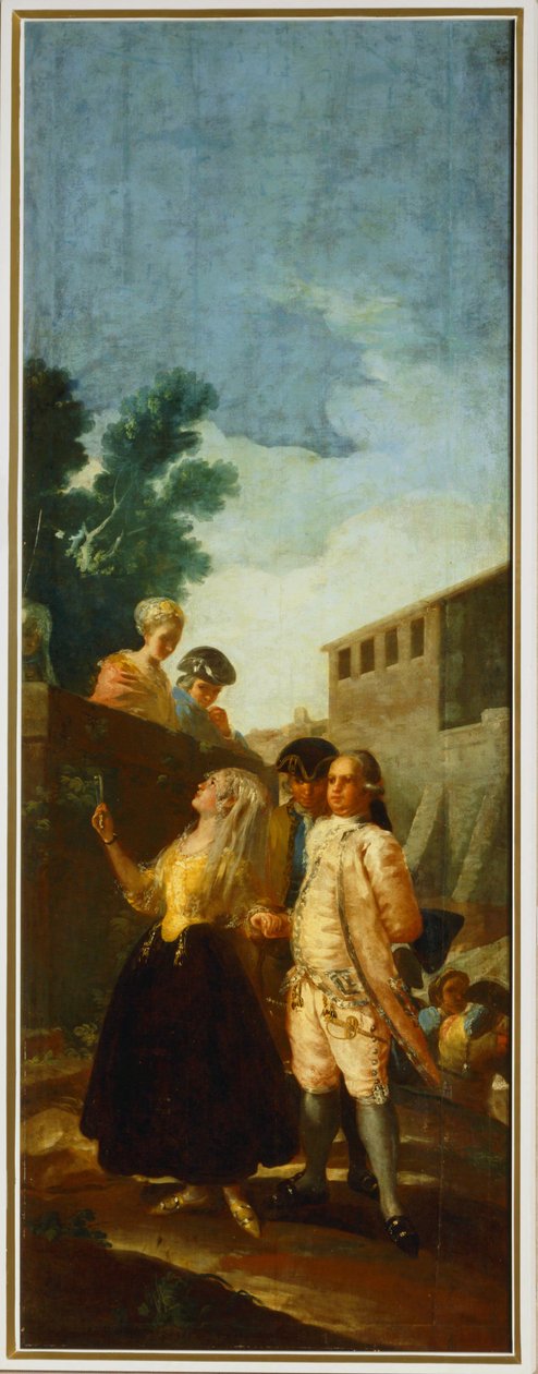 Der Soldat und die Frau von Francisco Jose de Goya y Lucientes
