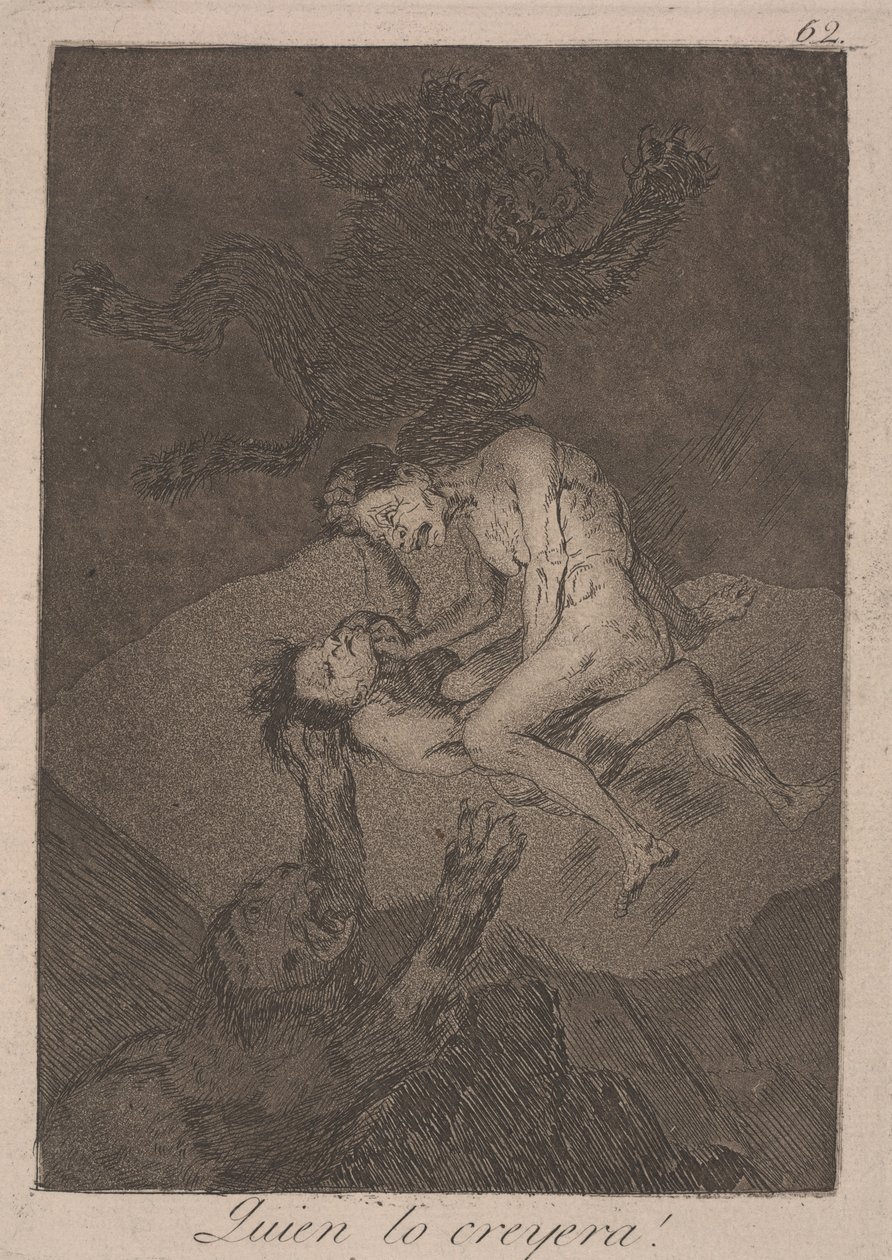 Wer hätte das gedacht! (Quien lo creyera!) von Francisco de Goya