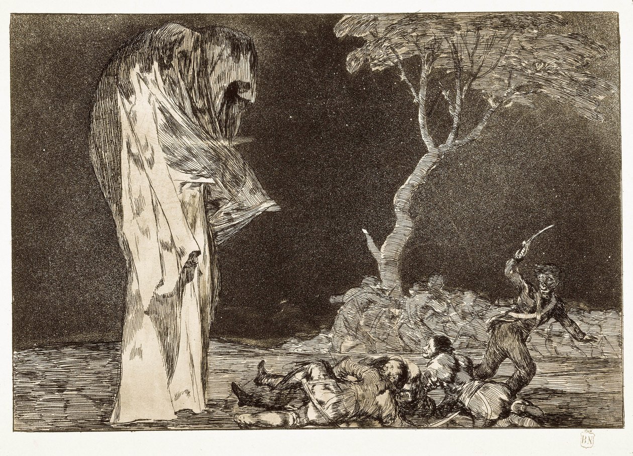 Tafel 2 in "Disparates" von Francisco de Goya