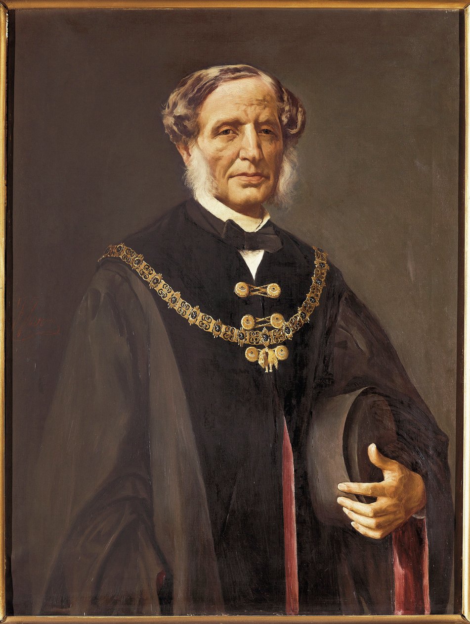 Porträt des spanischen Politikers Manuel Seijas Lozano (1800-1868) von Francisco Jover y Casanova